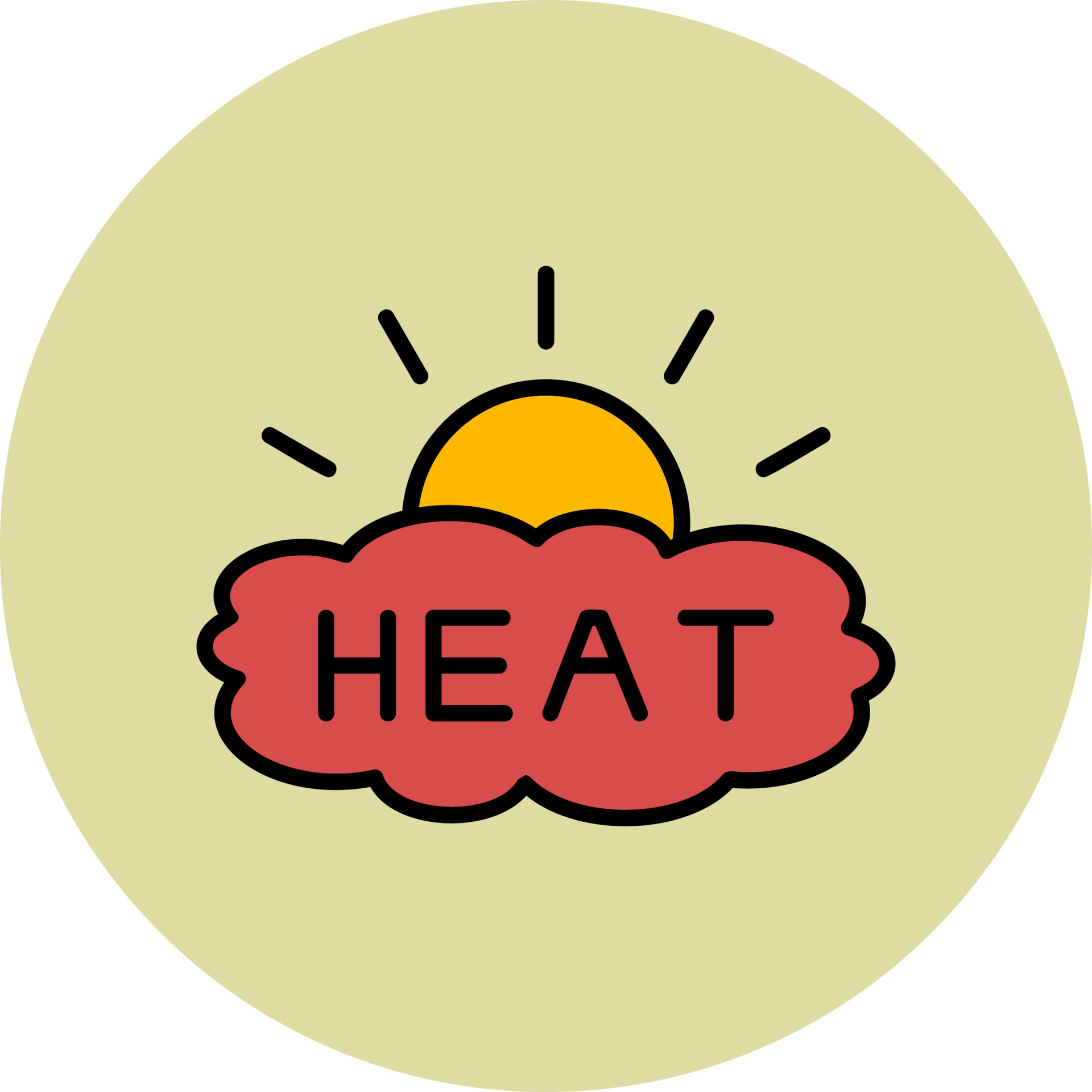 Heat Vector Icon 20323487 Vector Art at Vecteezy