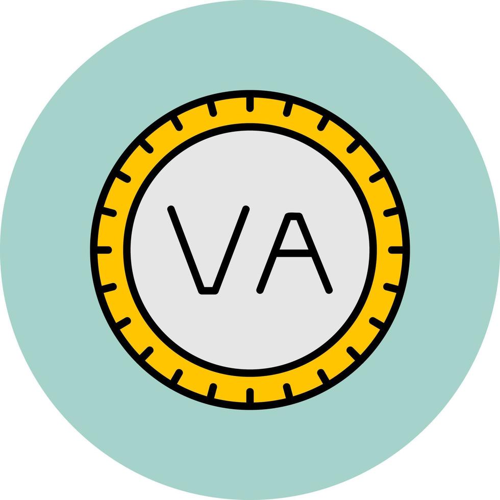 Holy See Dial code Vector Icon