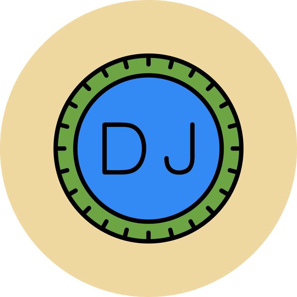 Djibouti Dial code Vector Icon