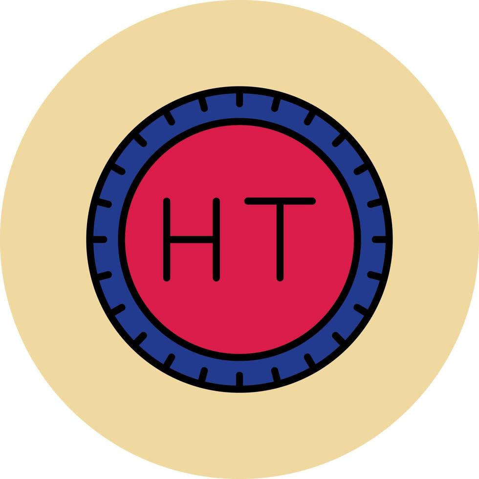 Haiti Dial code Vector Icon