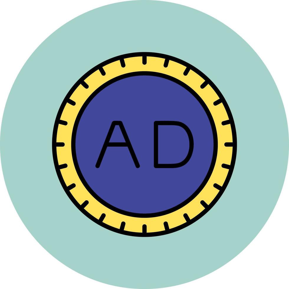 Andorra Dial code Vector Icon