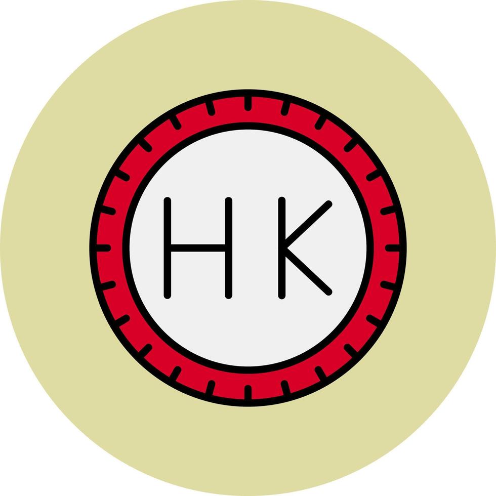 Hong Kong Dial code Vector Icon