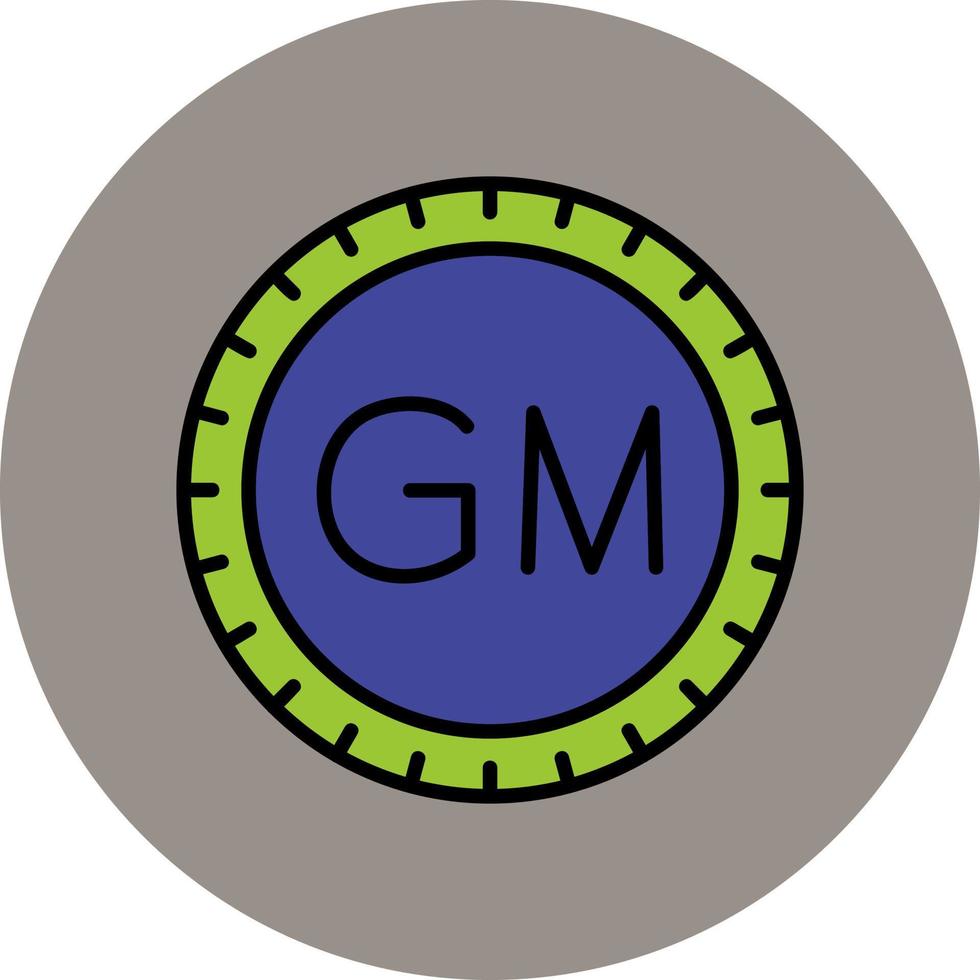 Gambia Dial code Vector Icon