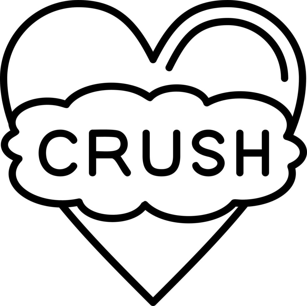 Crush Vector Icon