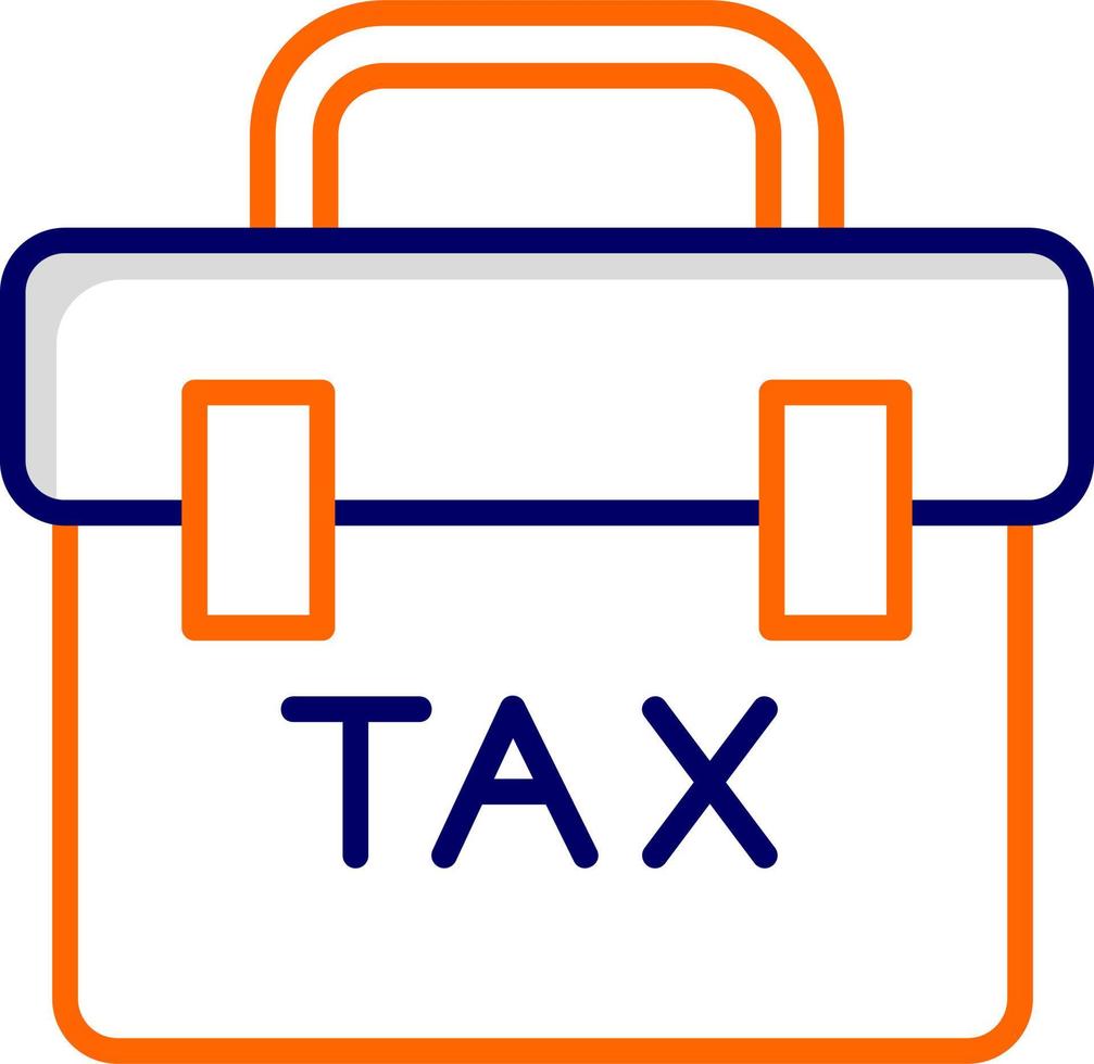 Tax Portfolio Vector Icon