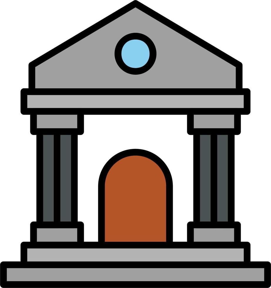 icono de vector de museo