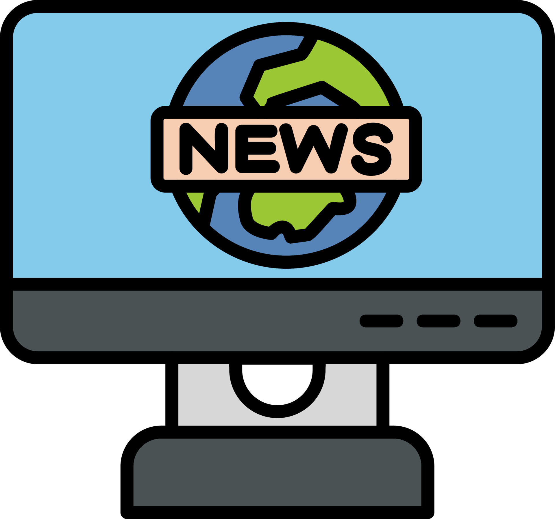 News Report Vector Icon 20323612 Vector Art at Vecteezy