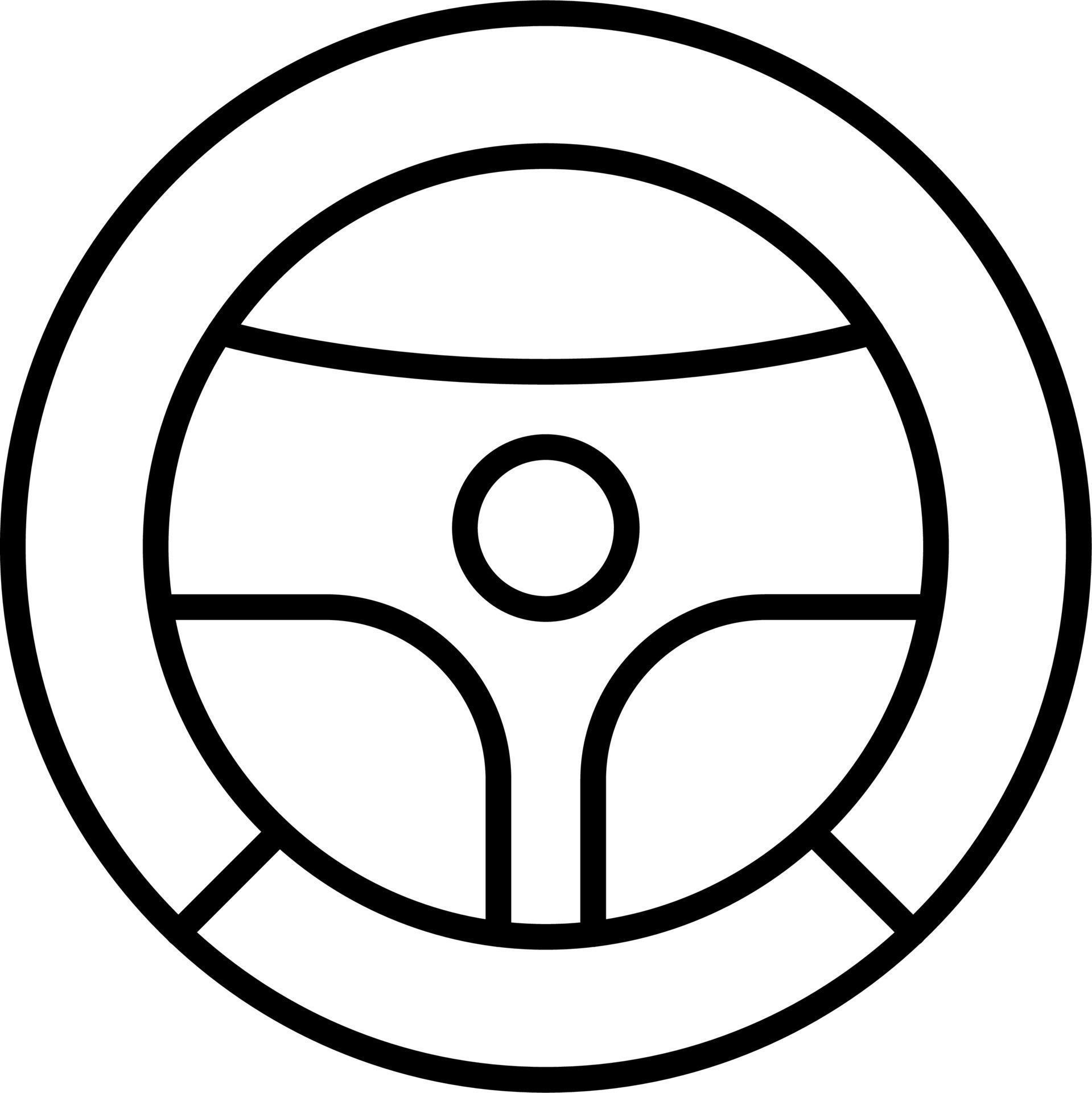 Steering Wheel Vector Icon 20323623 Vector Art at Vecteezy