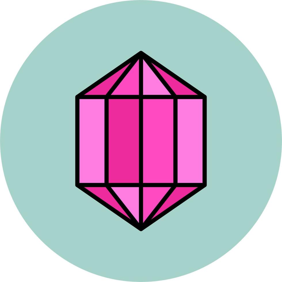 icono de vector de cristal