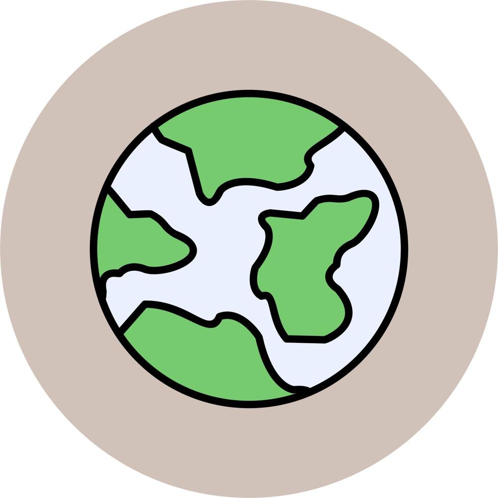 Planet Earth Vector Icon