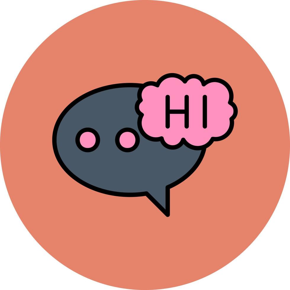 Hi Vector Icon