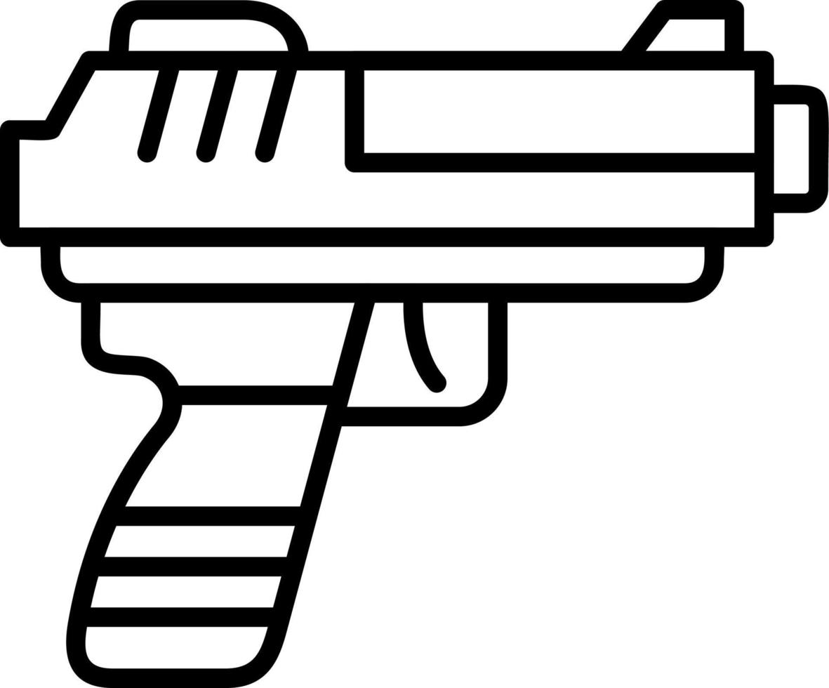 icono de vector de pistola