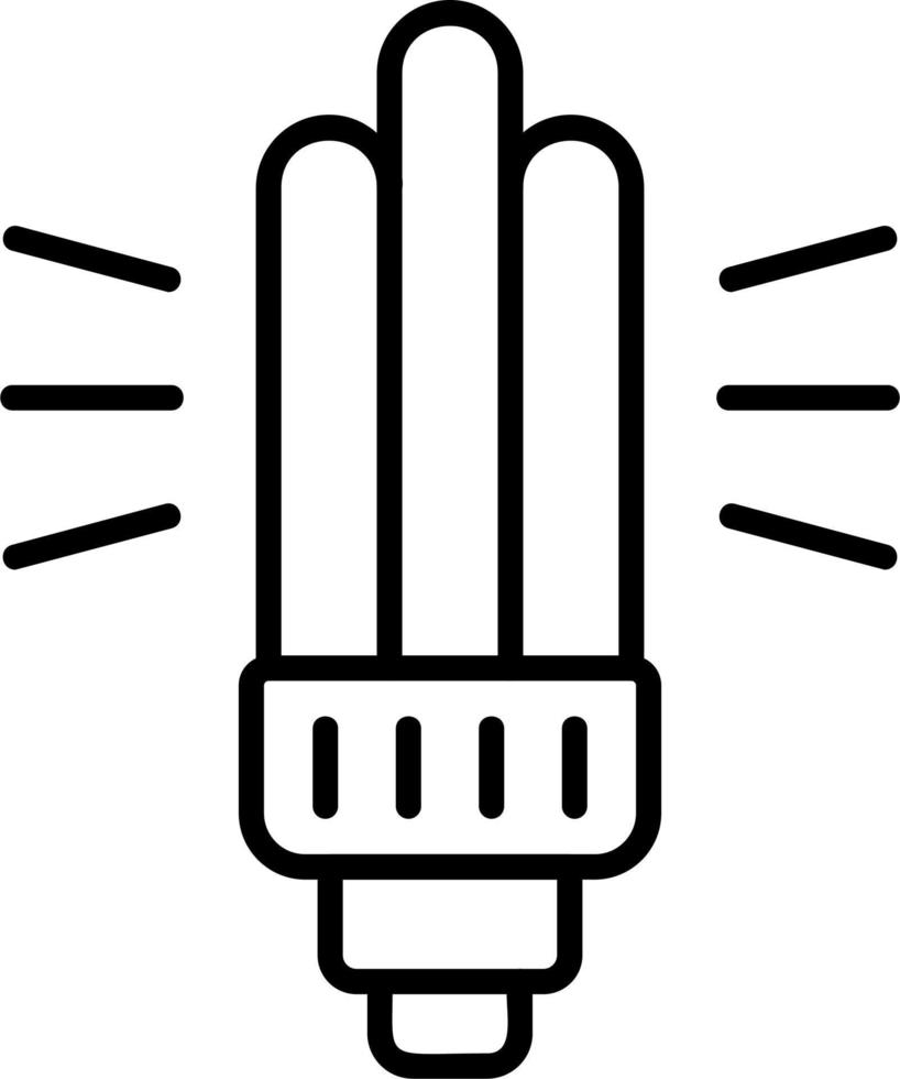 Fluorescent Light Vector Icon