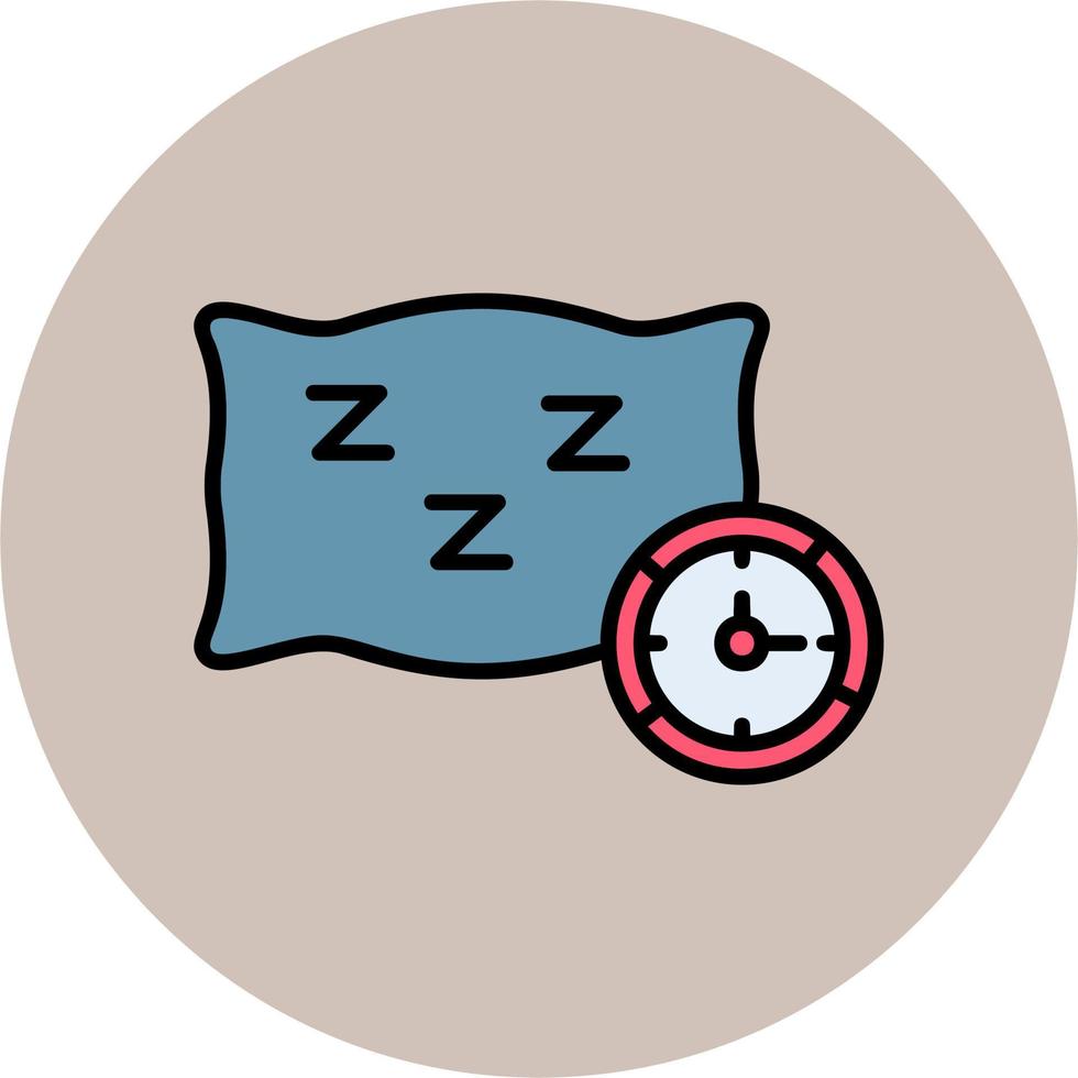 Sleeping Vector Icon