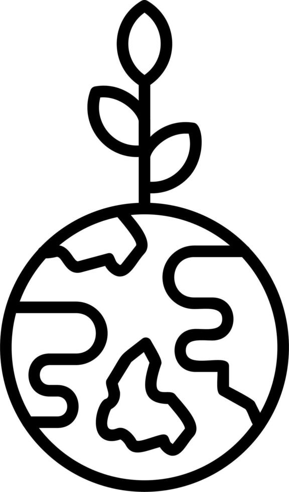 Eco Earth Vector Icon