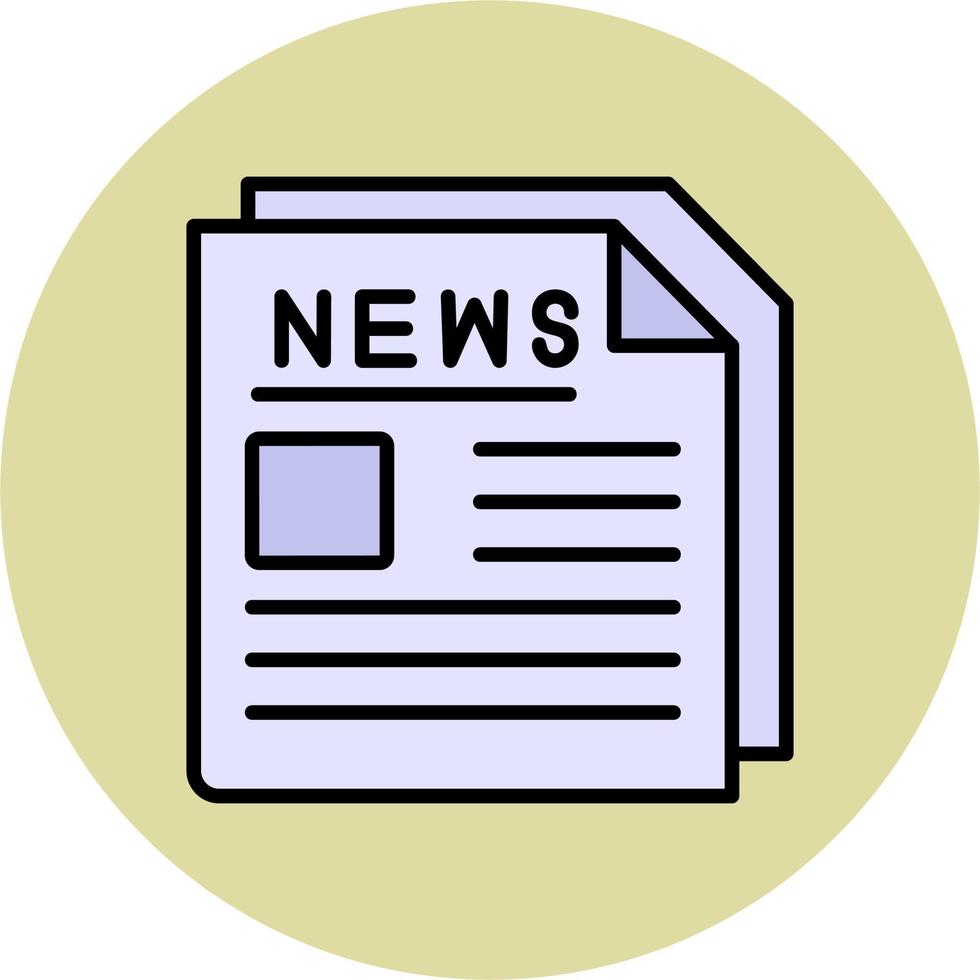 Newspaper Vector Icon