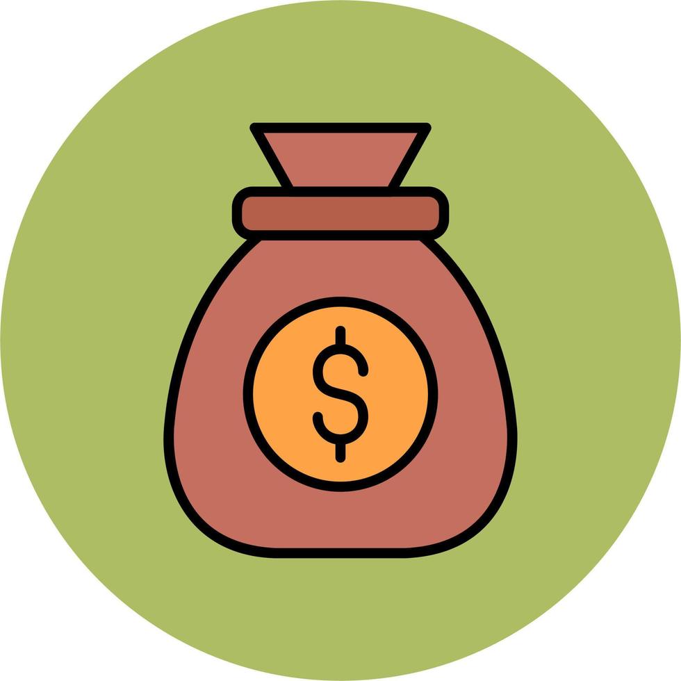 Money Bag Vector Icon