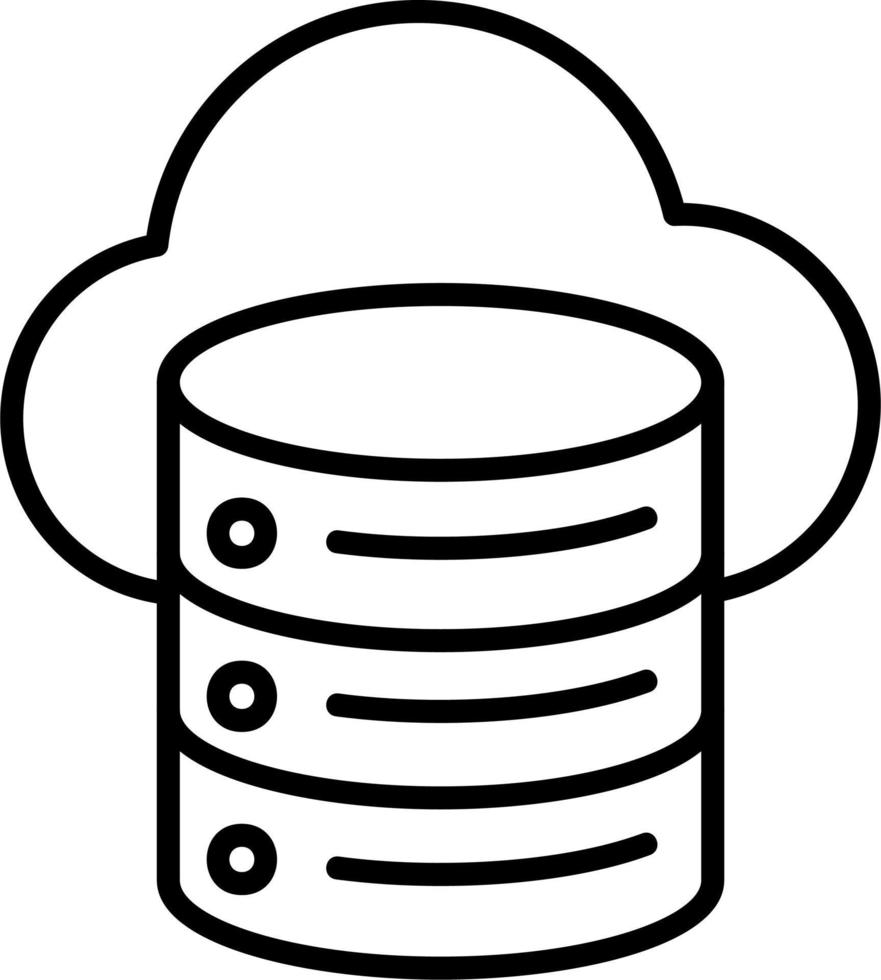 Cloud Network Vector Icon