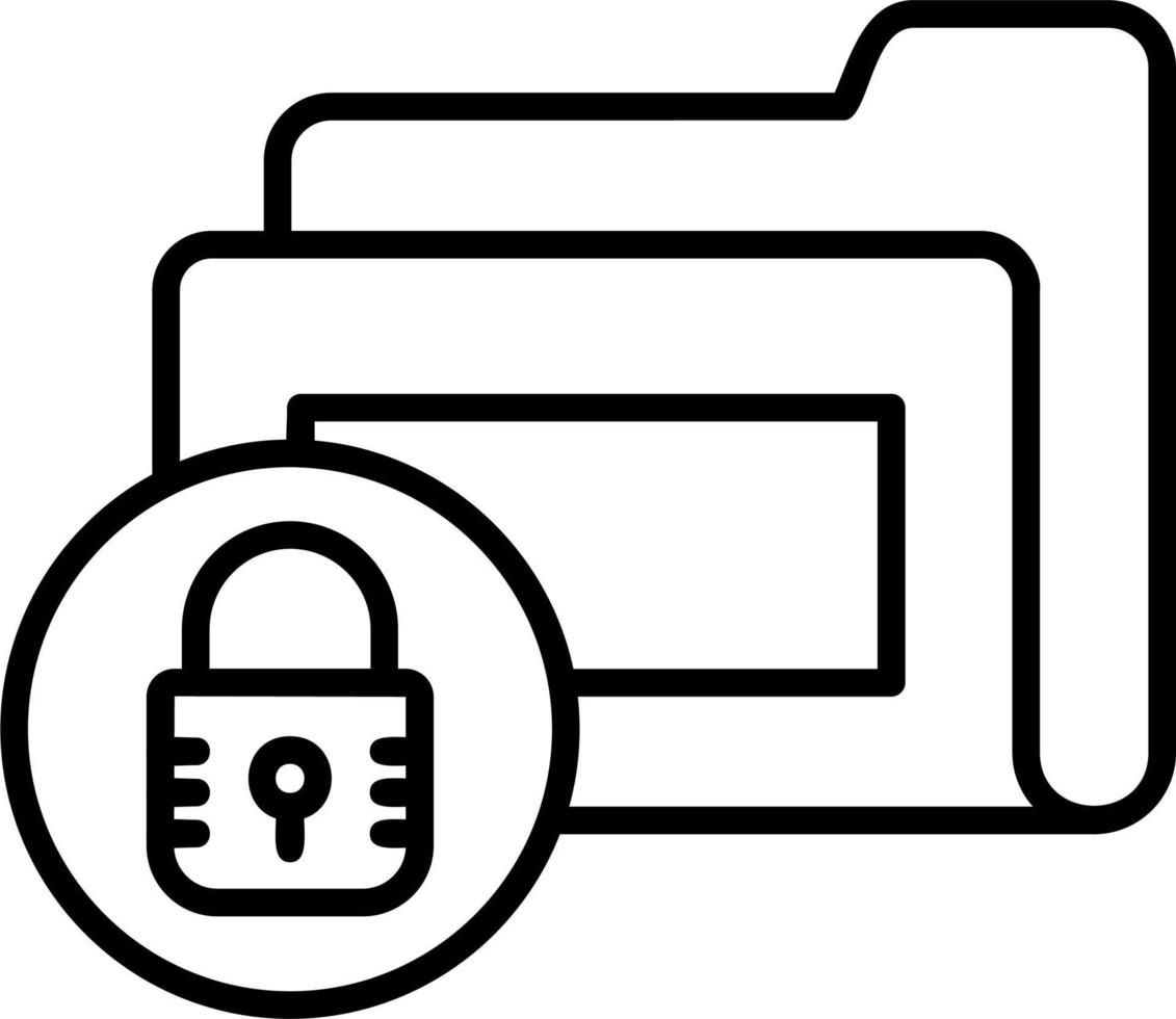 Secure Data Vector Icon