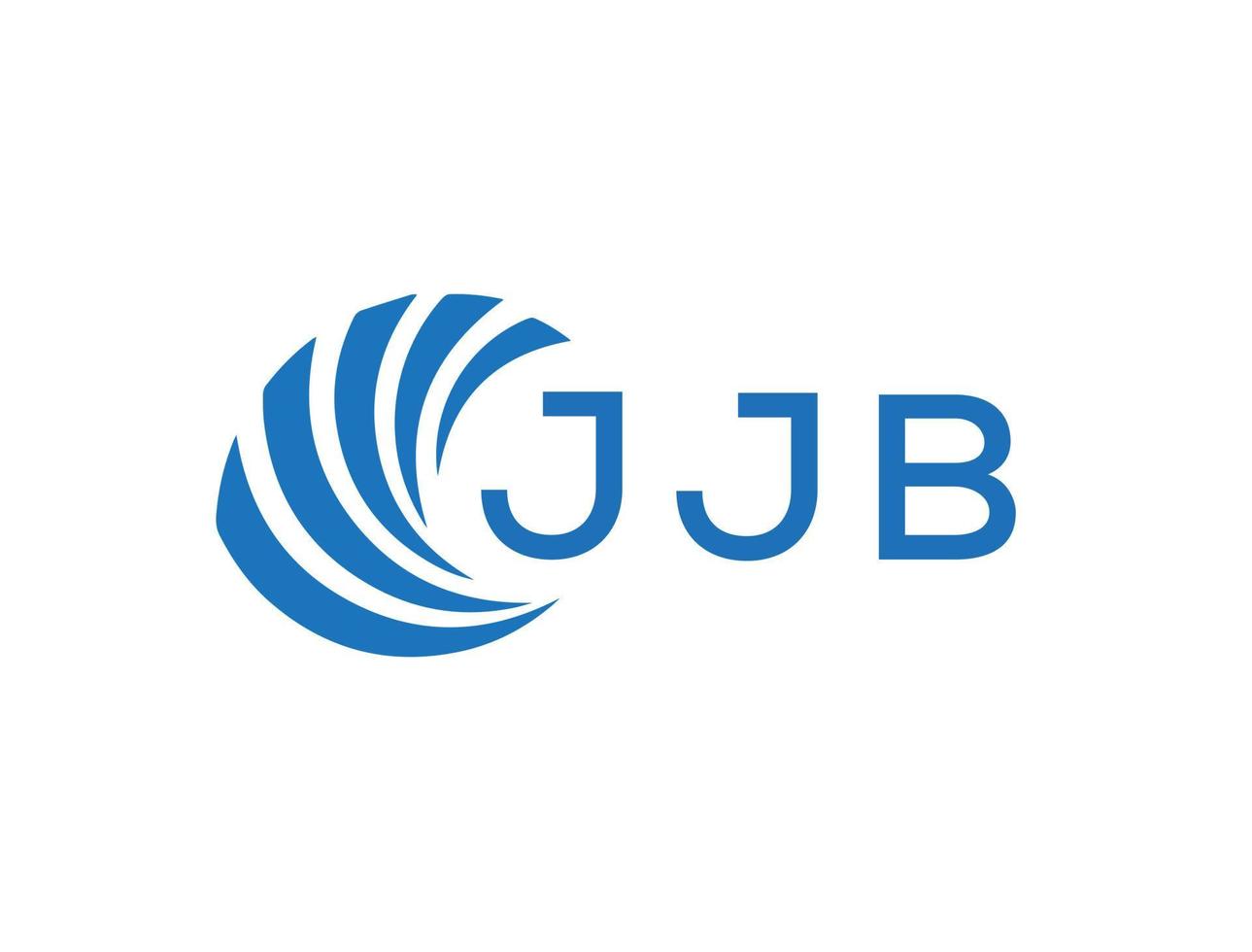 jjb resumen negocio crecimiento logo diseño en blanco antecedentes. jjb creativo iniciales letra logo concepto. vector