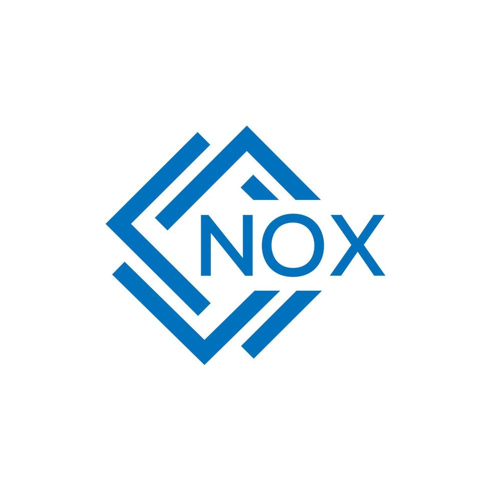 NOX letter design. vector