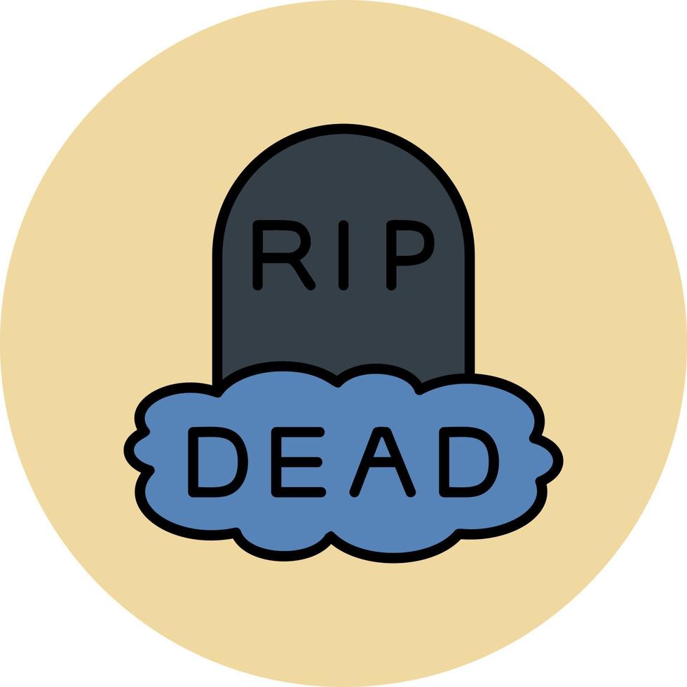 Dead Vector Icon