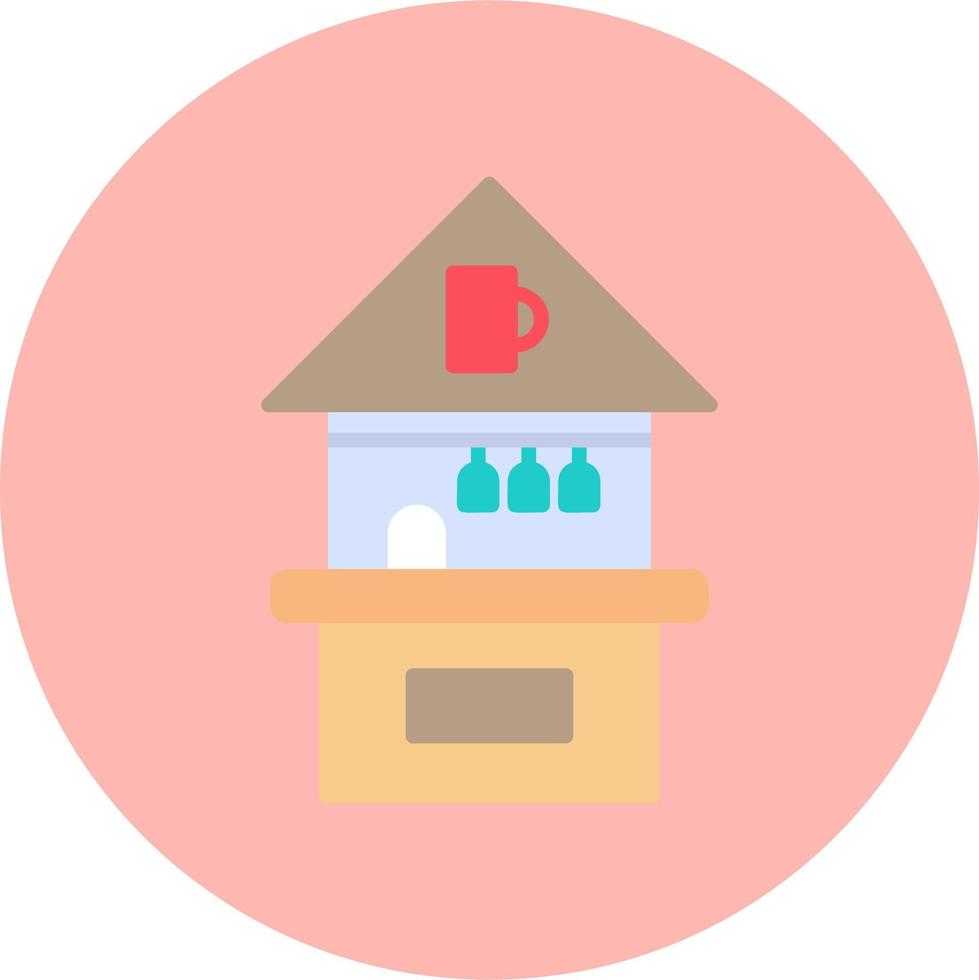 Beach Hut Vector Icon