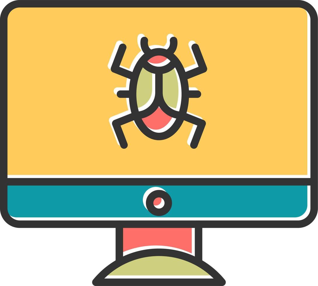 Virus Detective Vector Icon