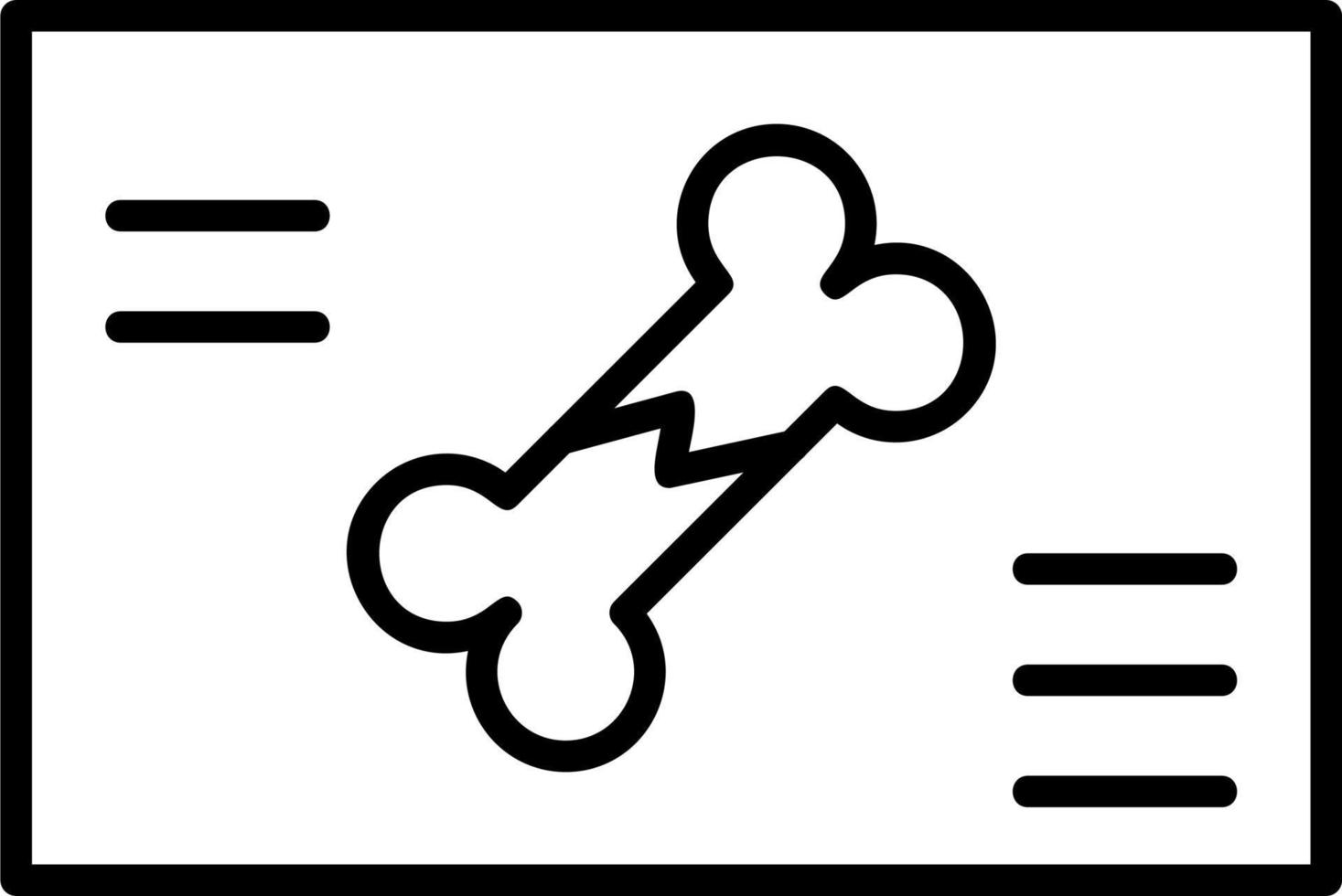 X ray Vector Icon