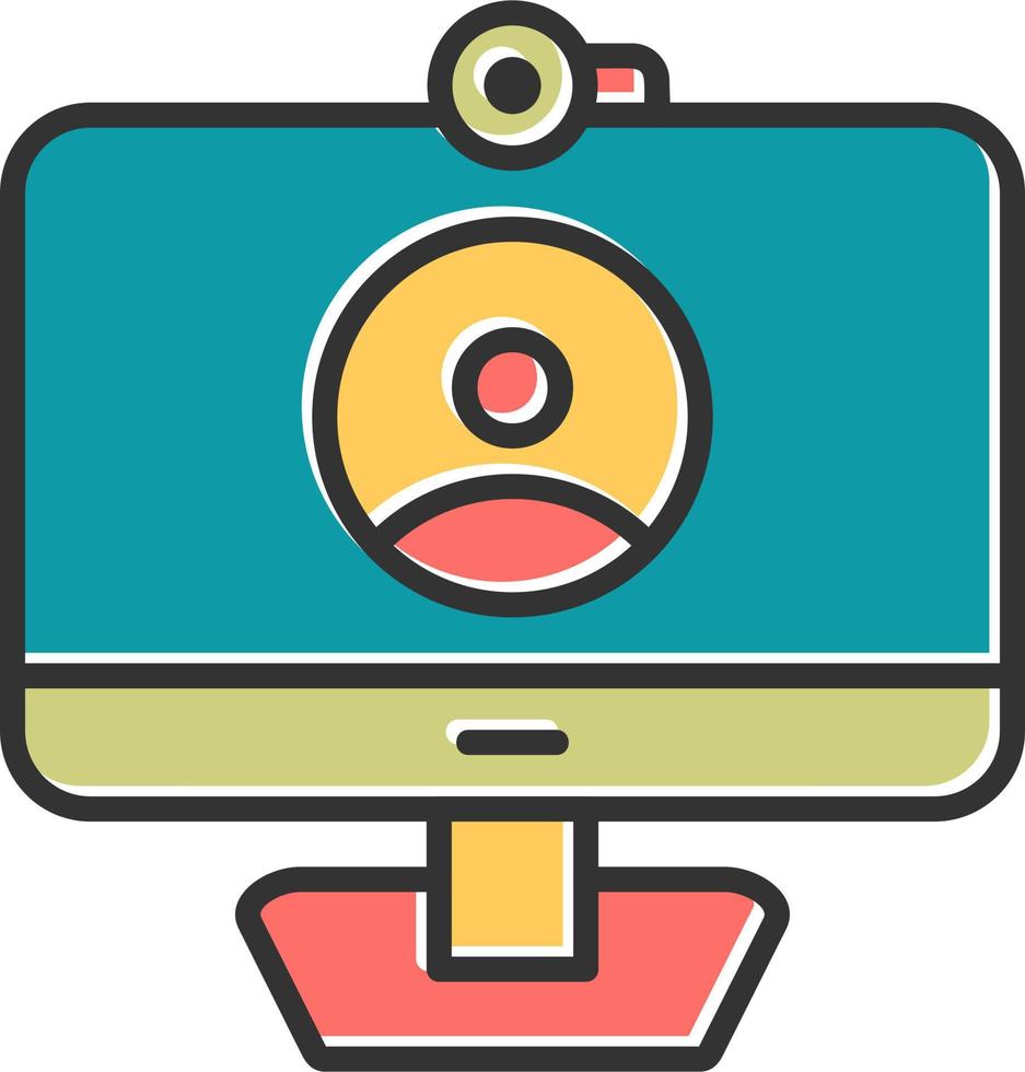 Video Call Vector Icon