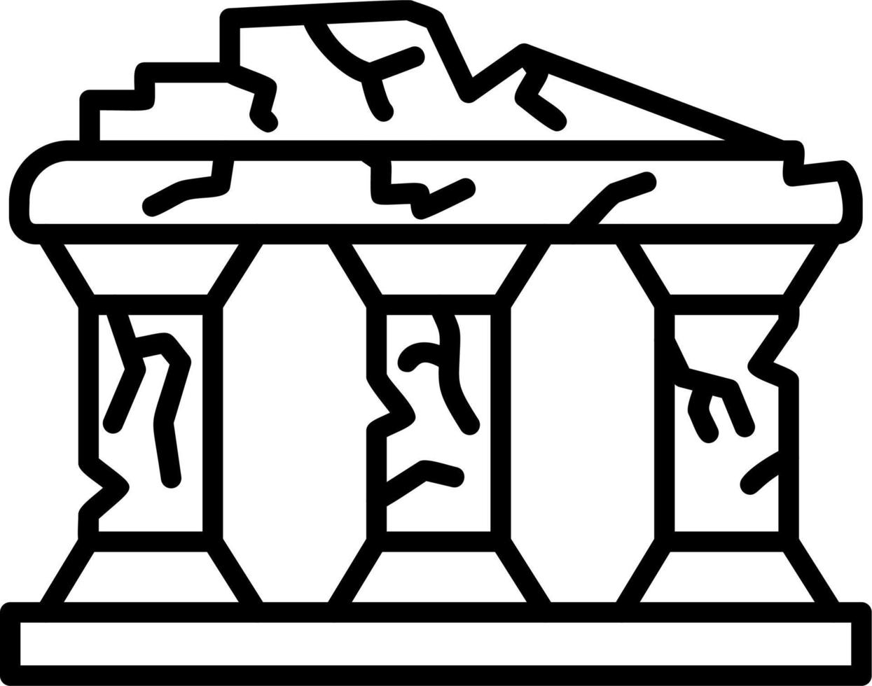 Ruins Vector Icon