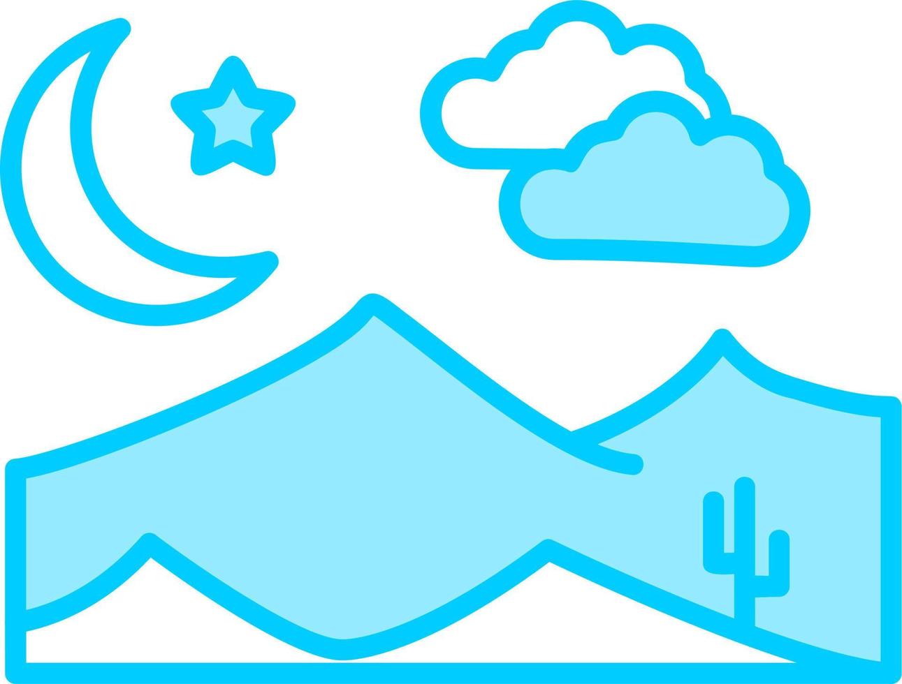 Night Vector Icon