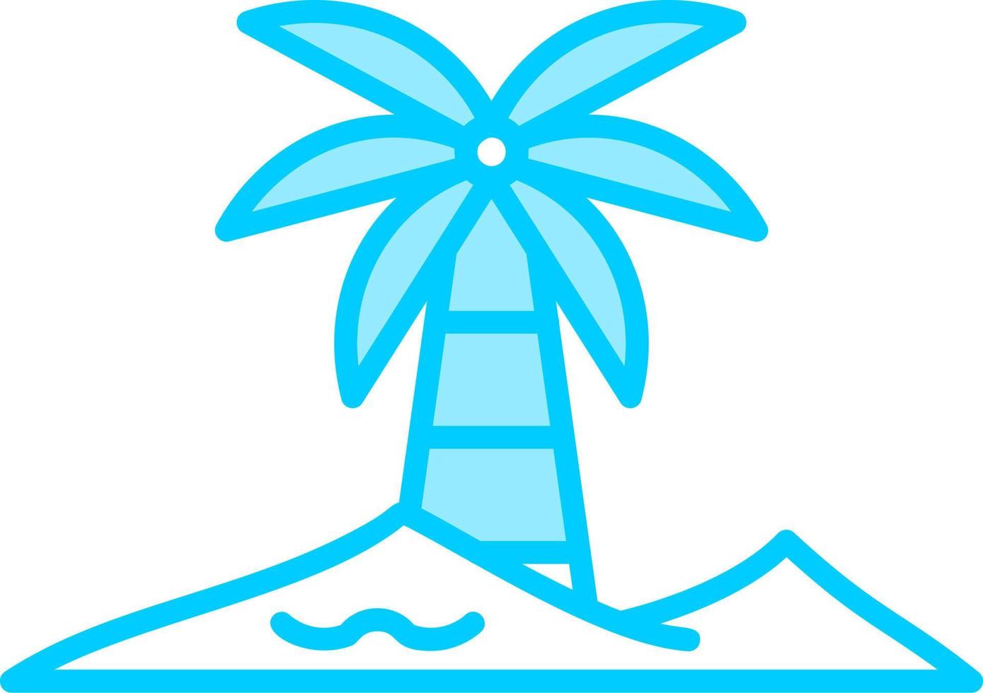 Oasis Vector Icon