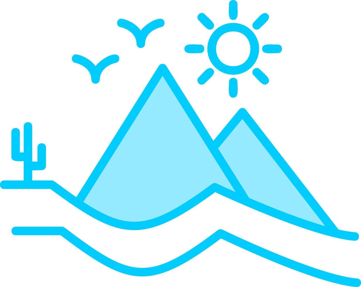 Dune Vector Icon