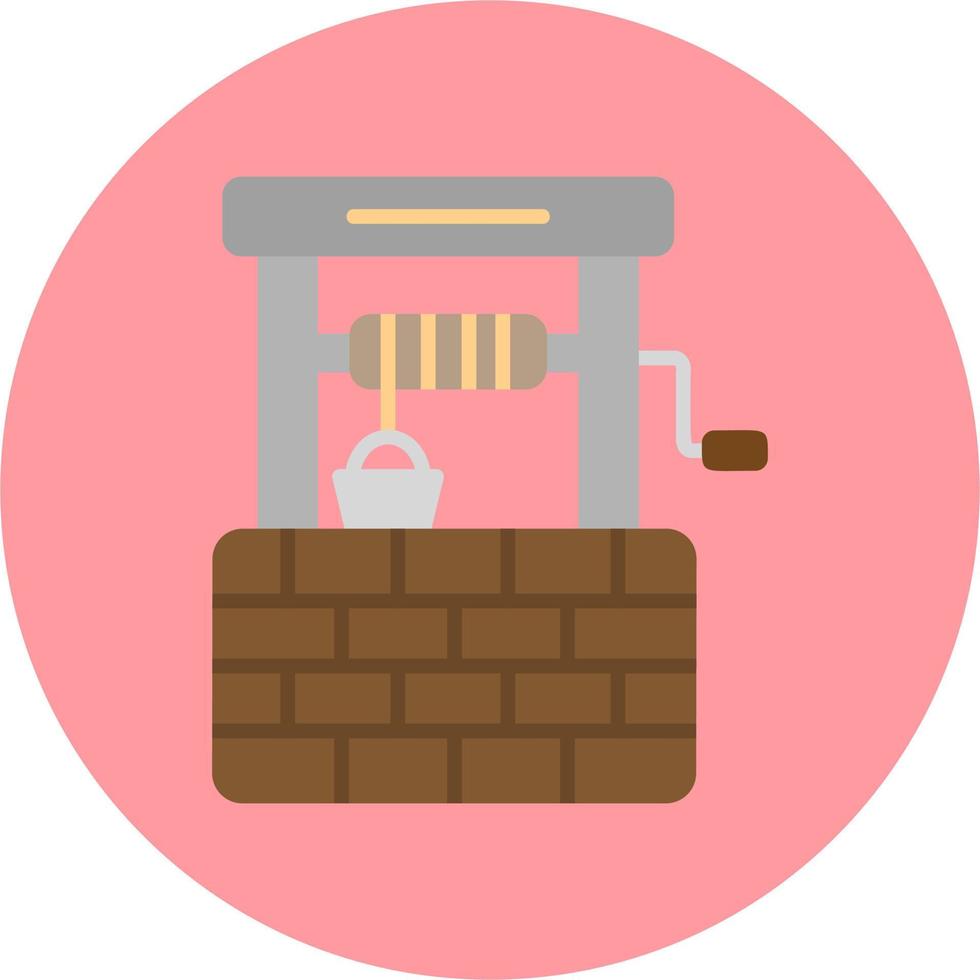 Water Well Vector Icon