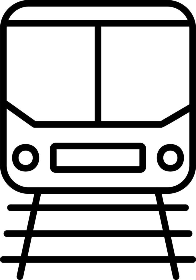 icono de vector de tren