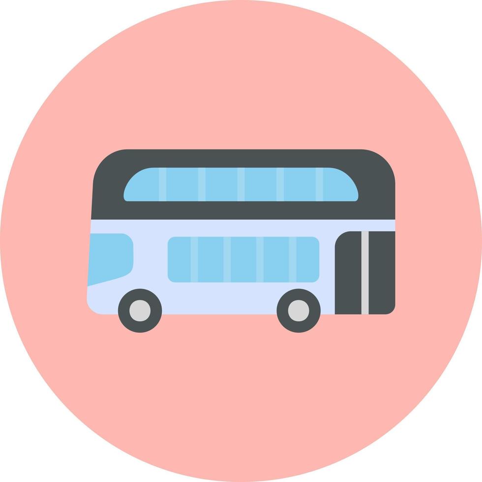 Double Decker Bus Vector Icon