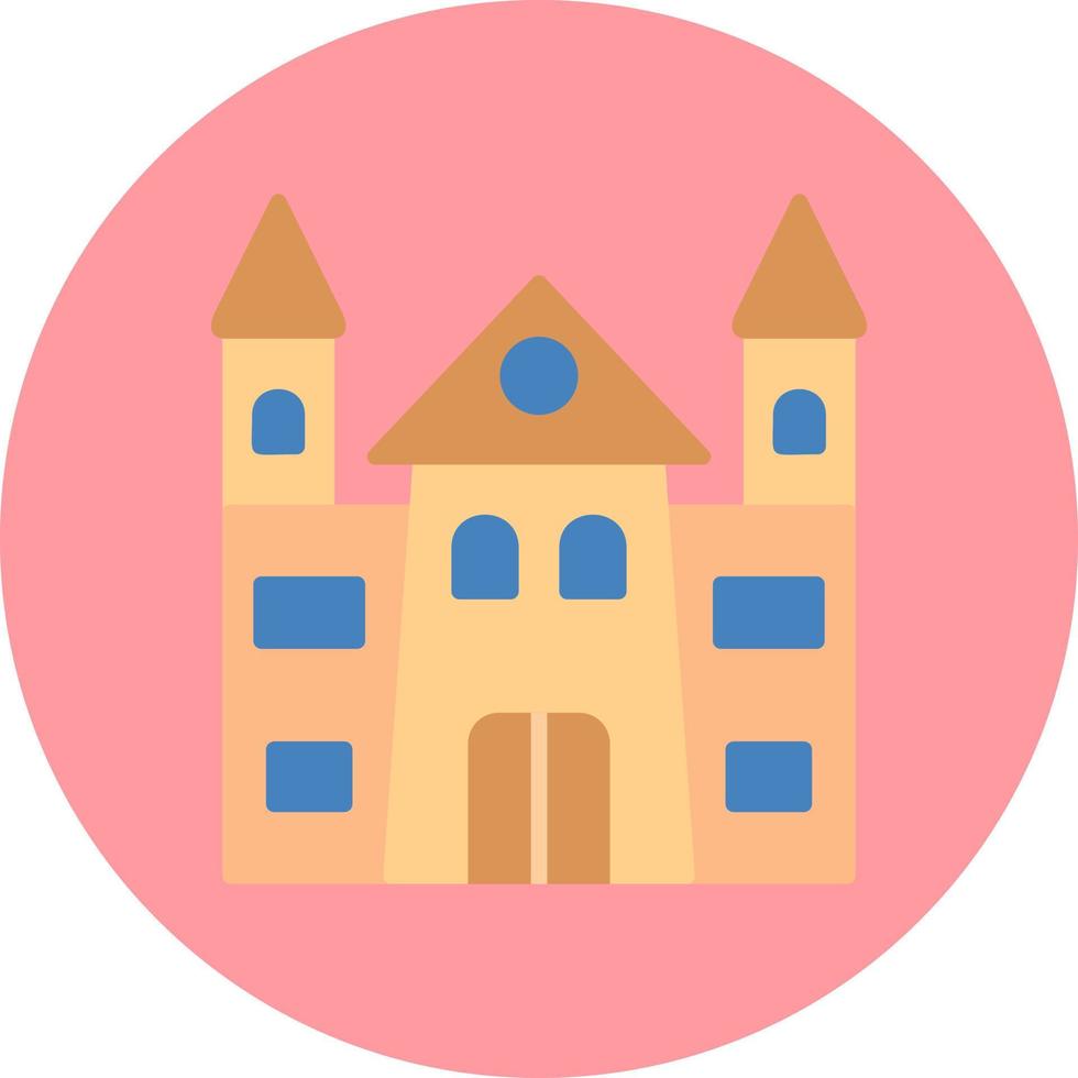 icono de vector de castillo