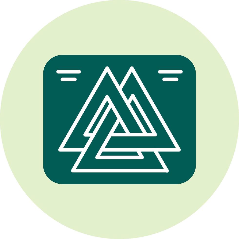 Valknut vector icono