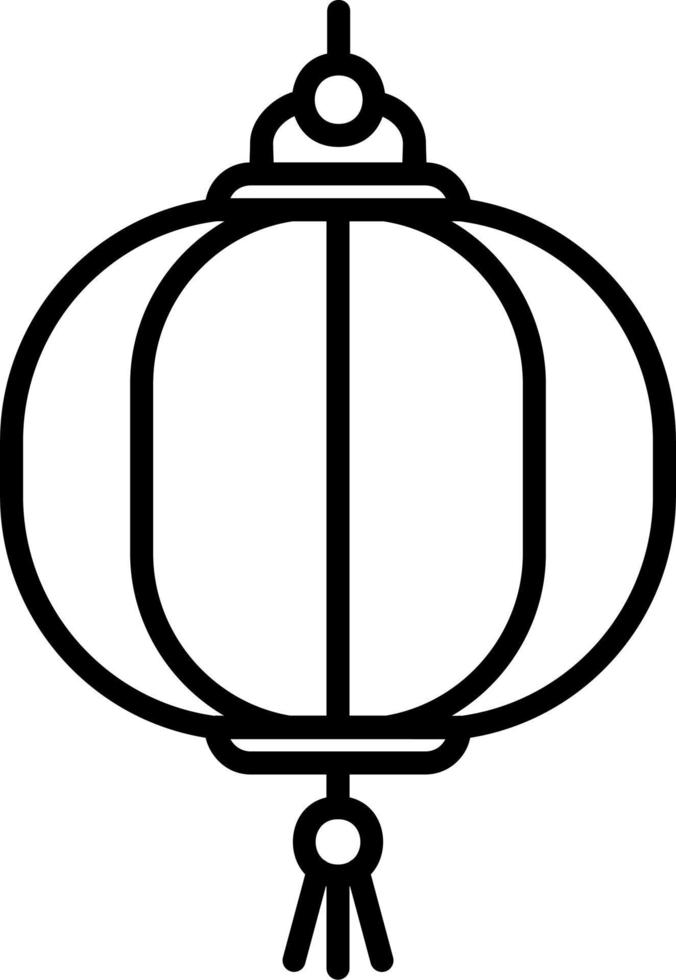 Paper Lantern Vector Icon