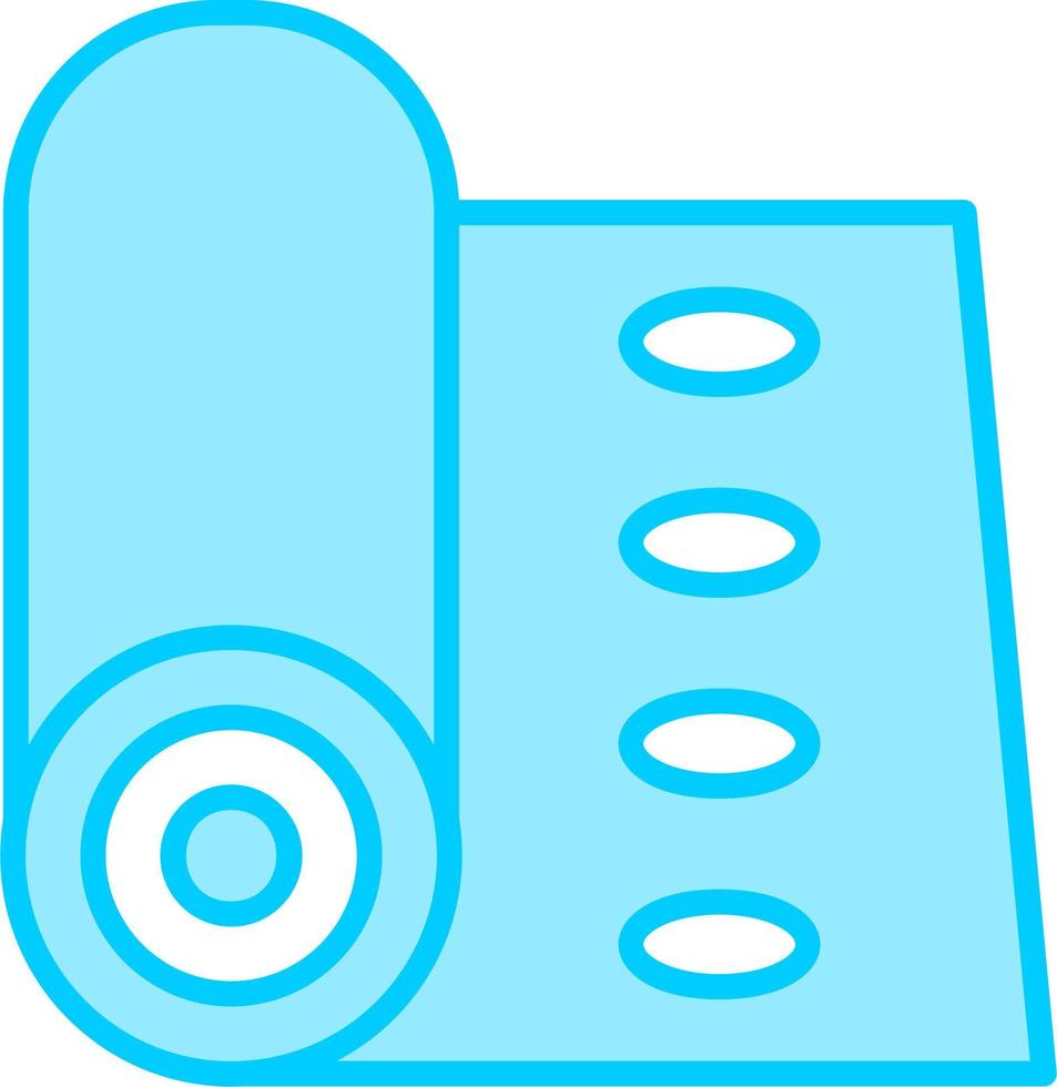 Yoga Mat Vector Icon