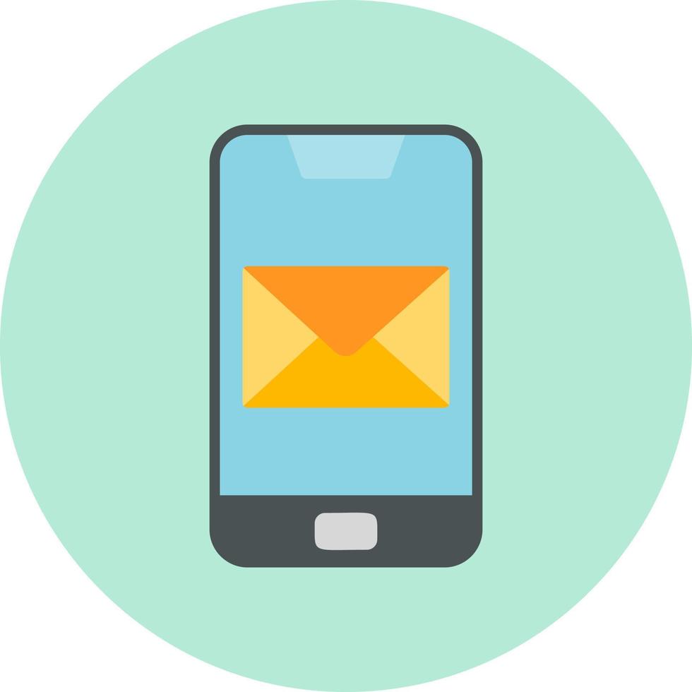 Phone Message Vector Icon
