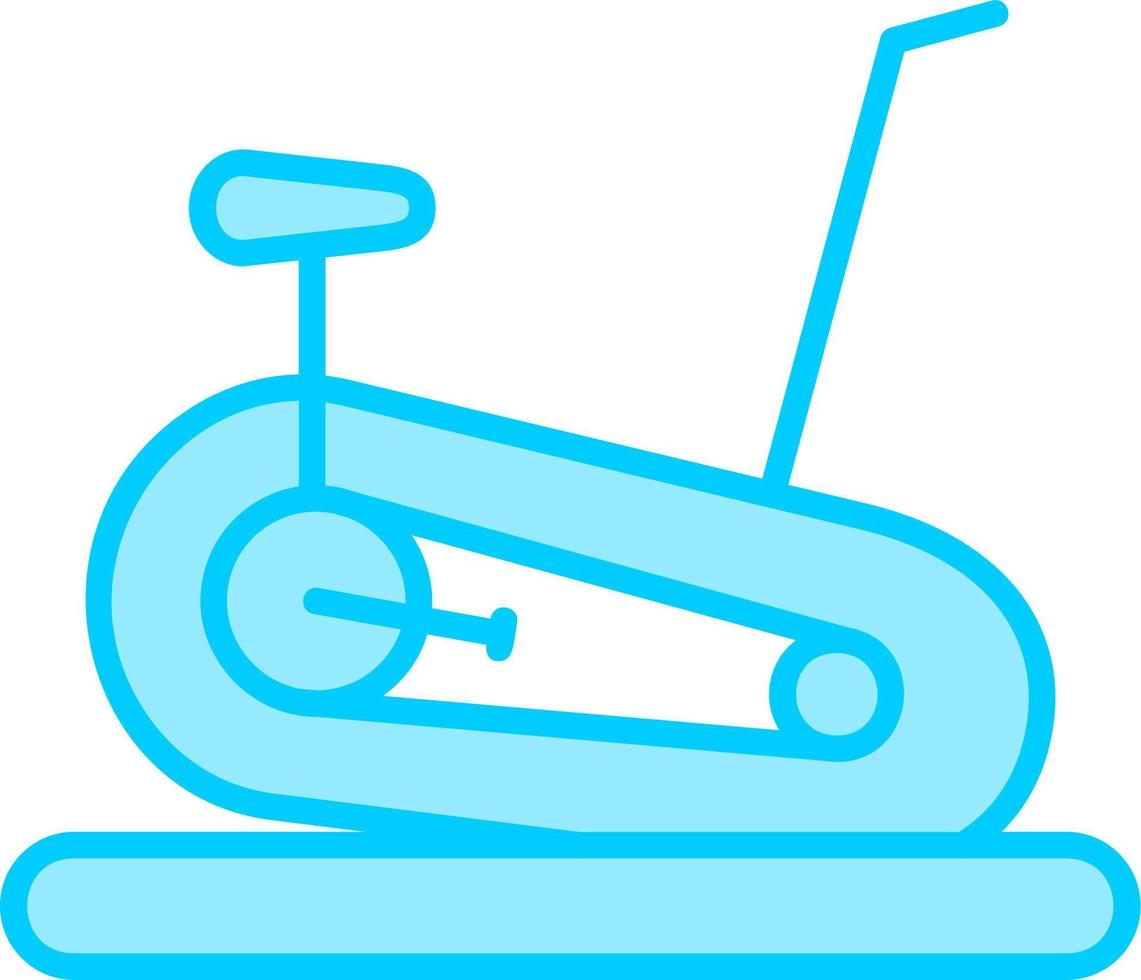 Stationary Bike Vector Icon