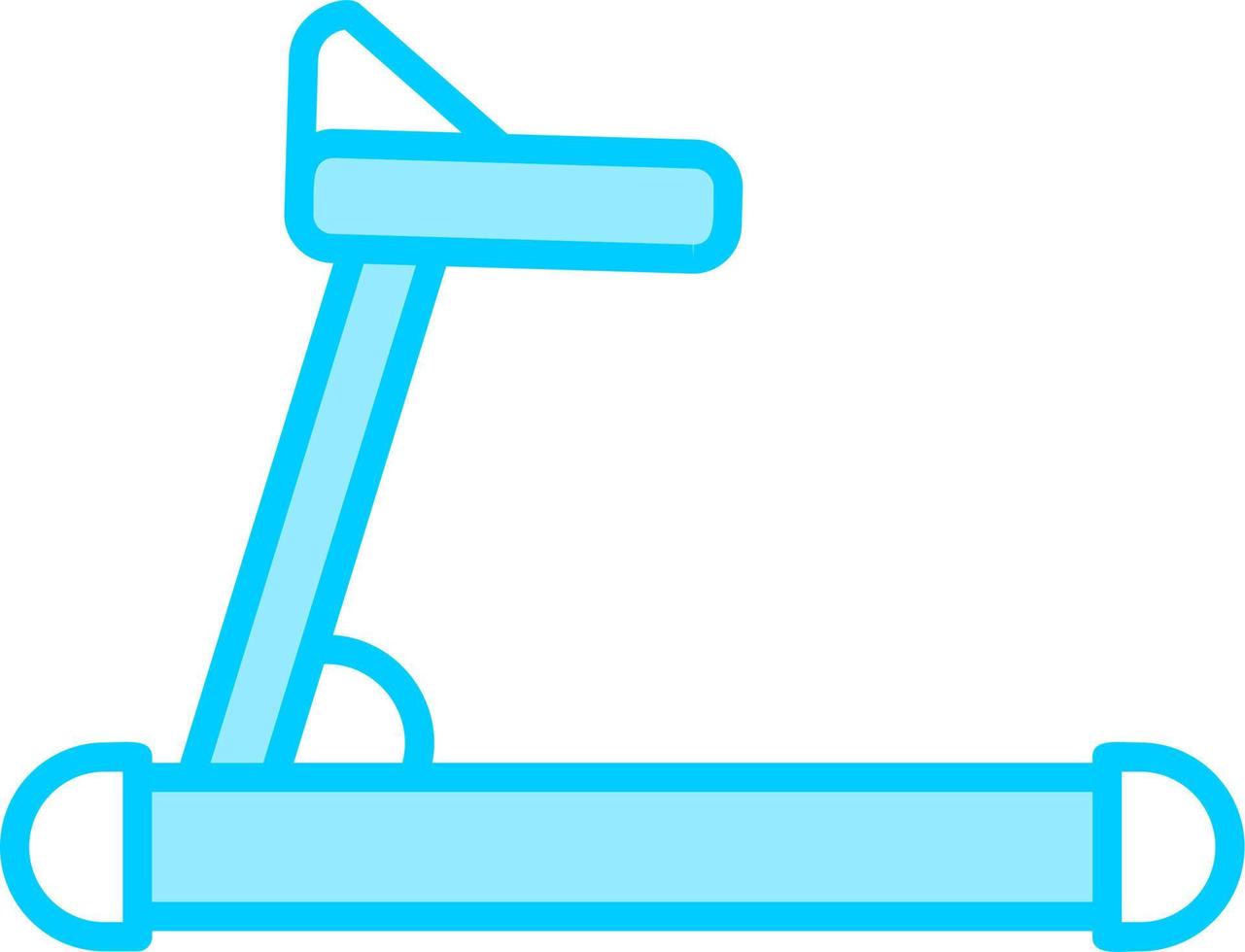 Treadmill Vector Icon