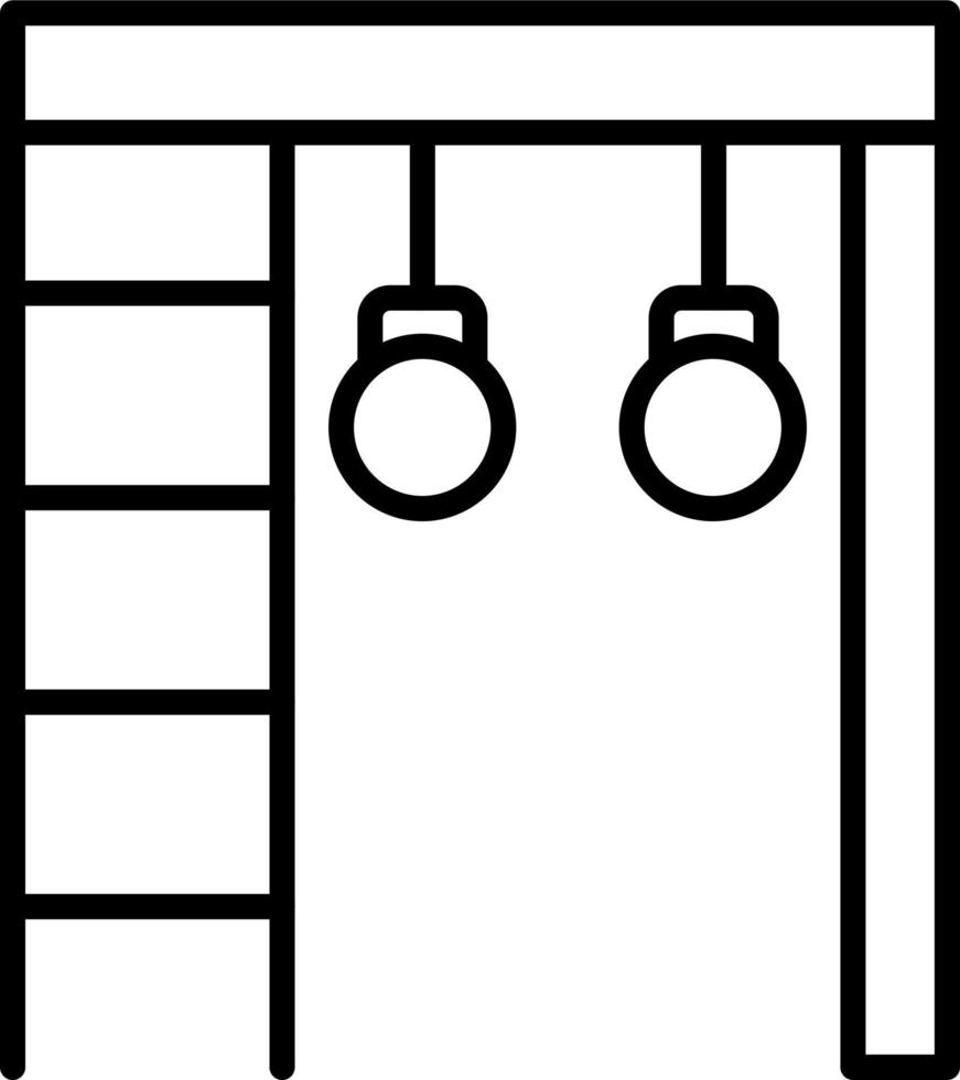 Gym Bars Vector Icon