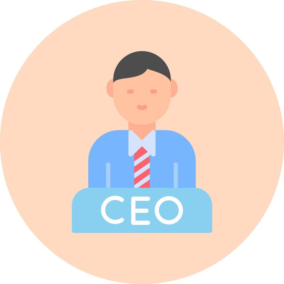 CEO vector icono