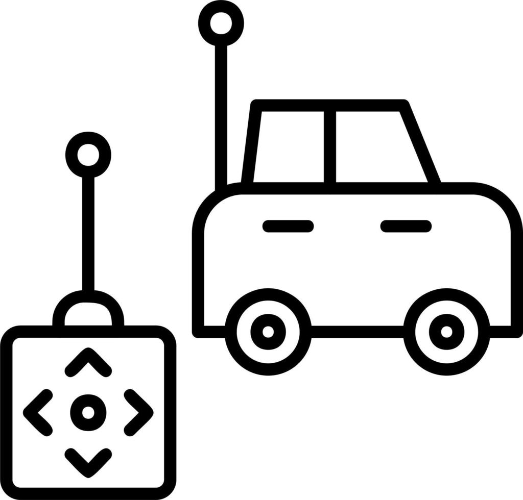 Remote Car Vector Icon