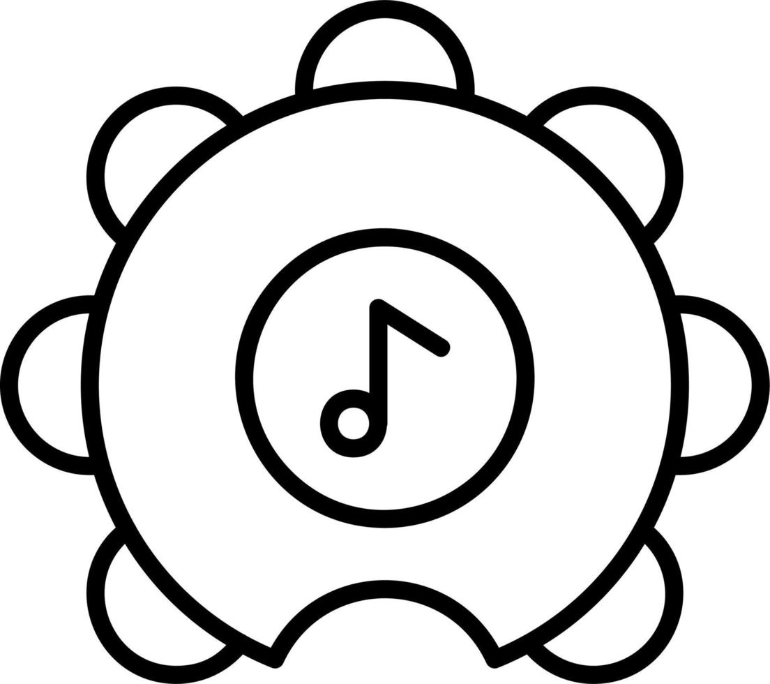 Tambourine Vector Icon