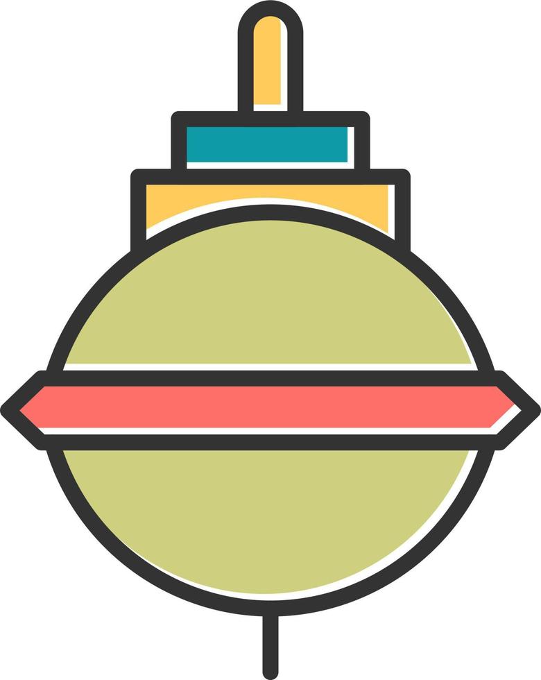 Spinning Top Vector Icon