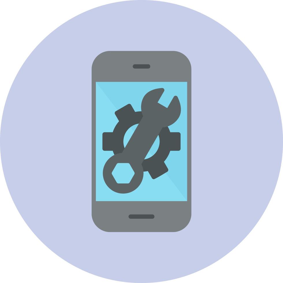 Mobile Setting Vector Icon